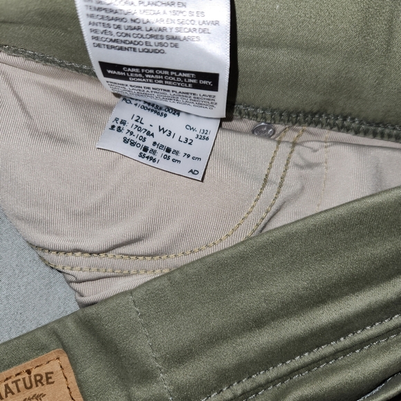 Levi Strauss Gold Label Women's Totally Shaping Pull-on Skinny Jeans Green Sz 31 - Picture 5 of 12